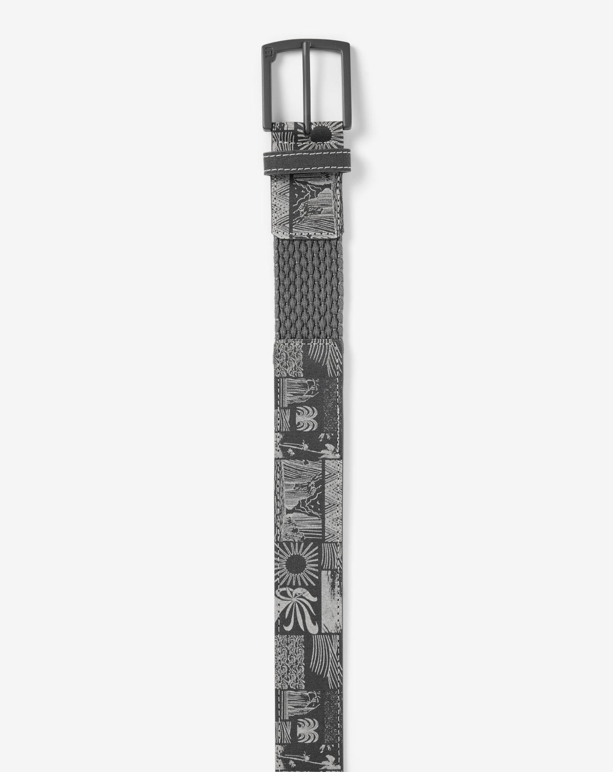 Marina Mingle Canvas Stretch Belt Ebony | Travis Mathew