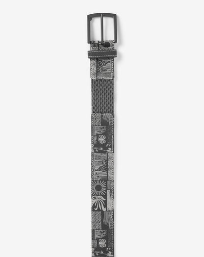 Marina Mingle Canvas Stretch Belt Ebony | Travis Mathew