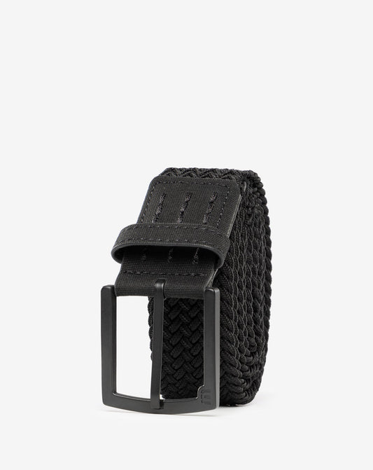Voodoo 2.0 Stretch Woven Belt Black | Travis Mathew