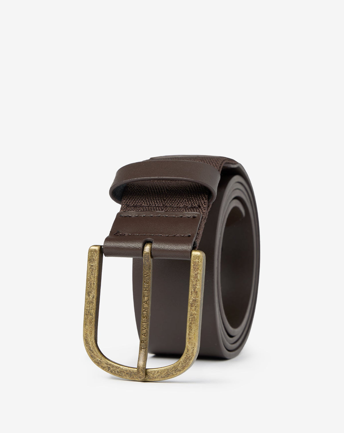 Jinx 2.0 Leather Belt Dark Brown | Travis Mathew