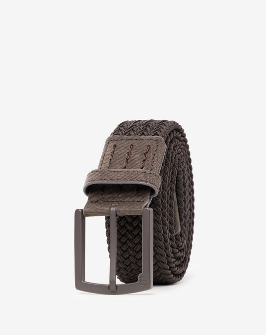 Banks Closed 2.0 Stretch Woven Belt Coffee | Travis Mathew