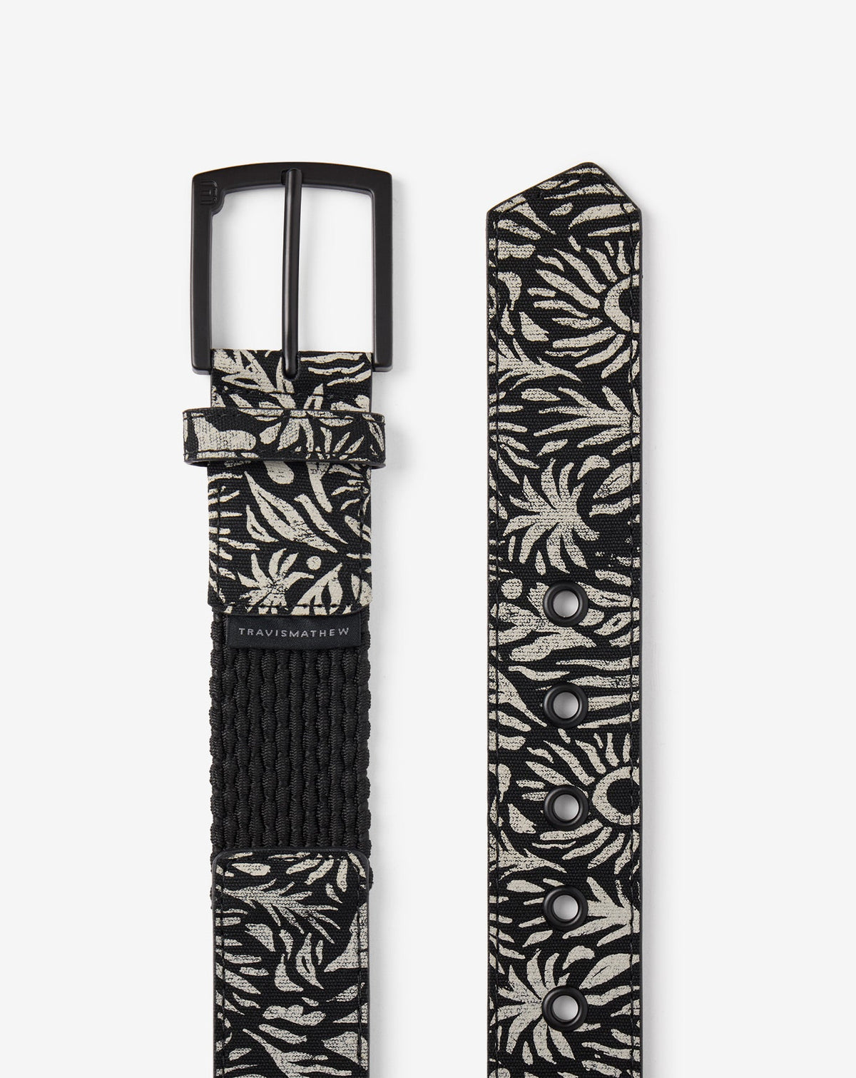 Night Stroll Hybrid Stretch Belt Black | Travis Mathew