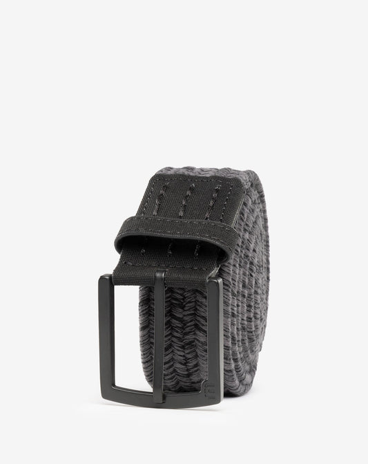 Pueblo 2.0 Stretch Woven Belt Heather Grey Pinstripe | Travis Mathew