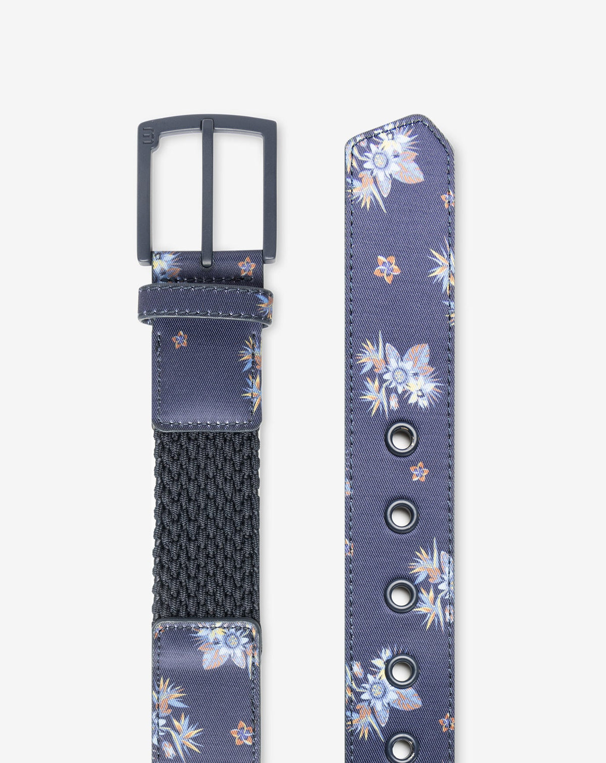 Ocean Flare Canvas Stretch Belt Total Eclipse | Travis Mathew