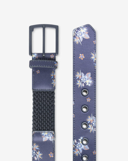 Ocean Flare Canvas Stretch Belt Total Eclipse | Travis Mathew