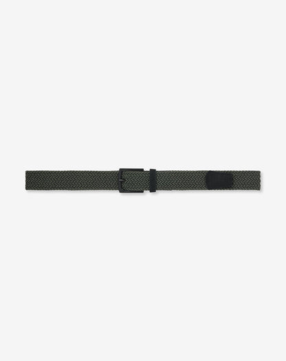 Full Bar Stretch Woven Belt Dark Olive | Travis Mathew