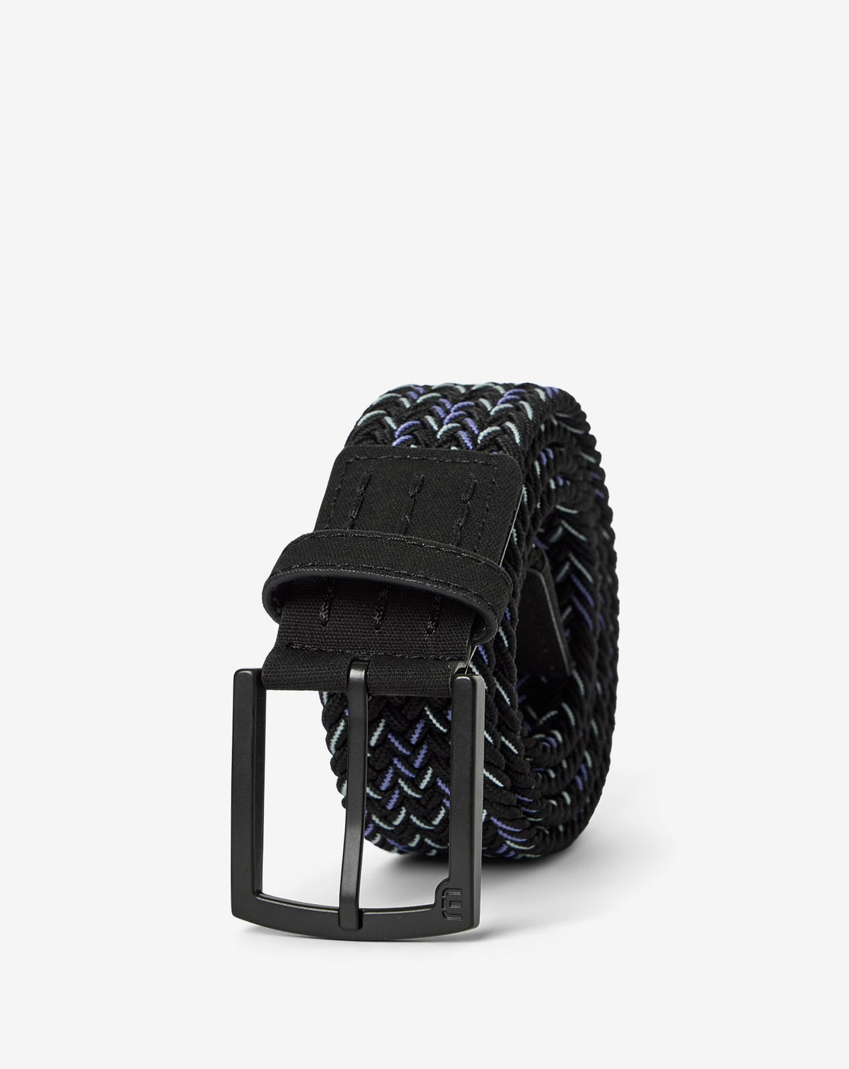 Local Flavor Stretch Woven Belt Black | Travis Mathew