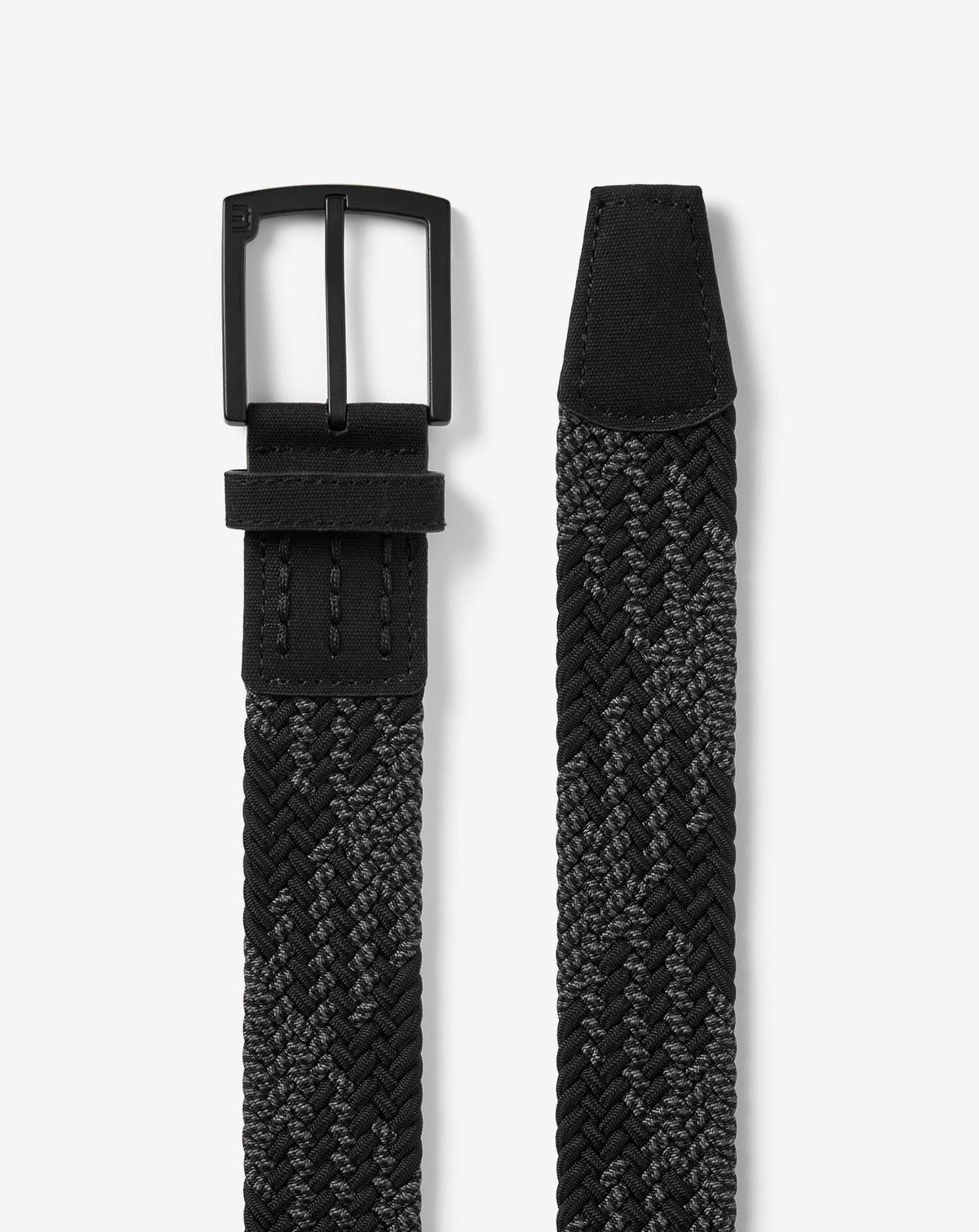 Time Zoned Stretch Woven Belt Black | Travis Mathew