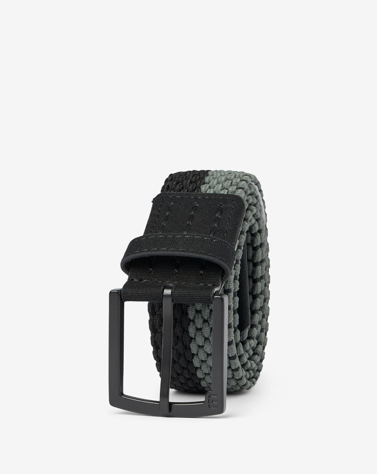 Noon Heat Stretch Woven Belt Dark Olive | Travis Mathew