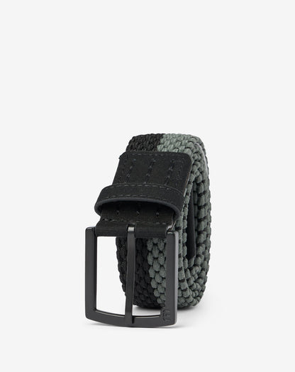 Noon Heat Stretch Woven Belt Dark Olive | Travis Mathew