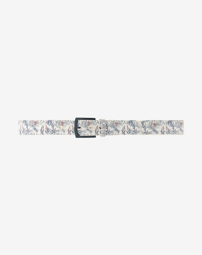 Huli Huli Canvas Stretch Belt Moonbeam | Travis Mathew