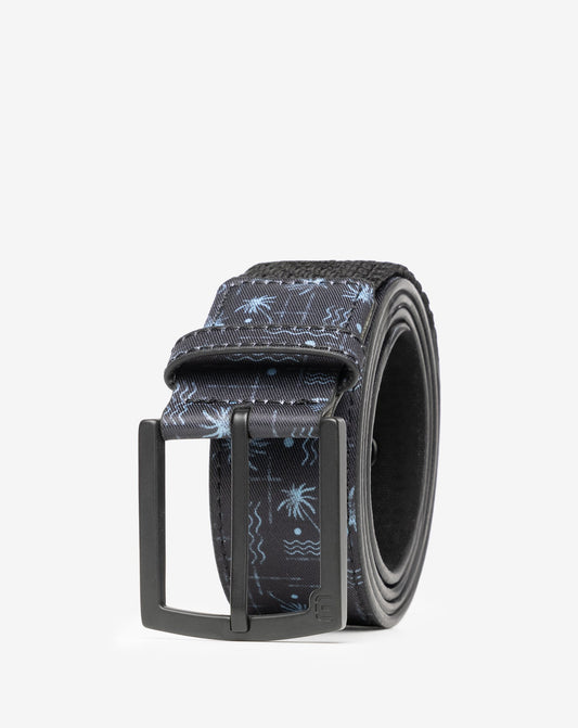 Palmwood Canvas Stretch Belt Black | Travis Mathew