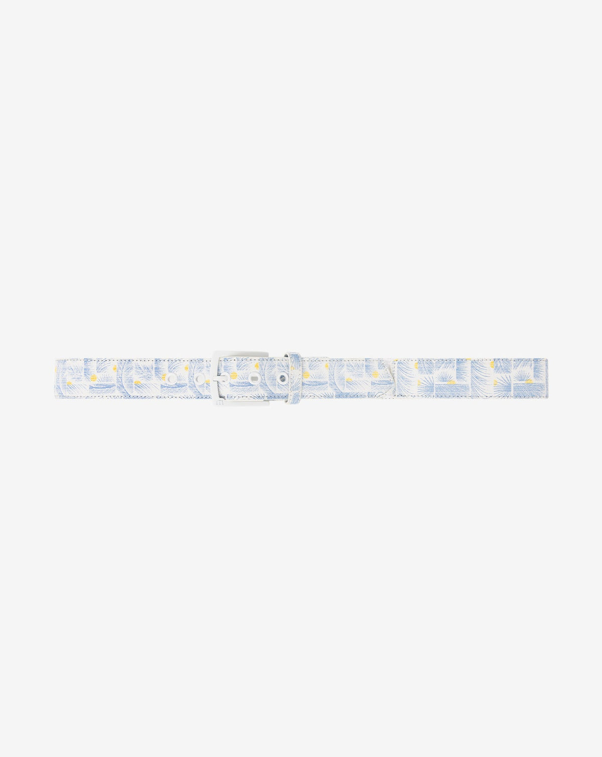 Coconut Mojito Canvas Stretch Belt White | Travis Mathew