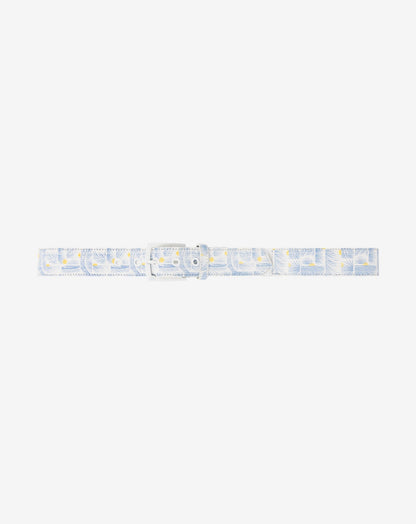 Coconut Mojito Canvas Stretch Belt White | Travis Mathew