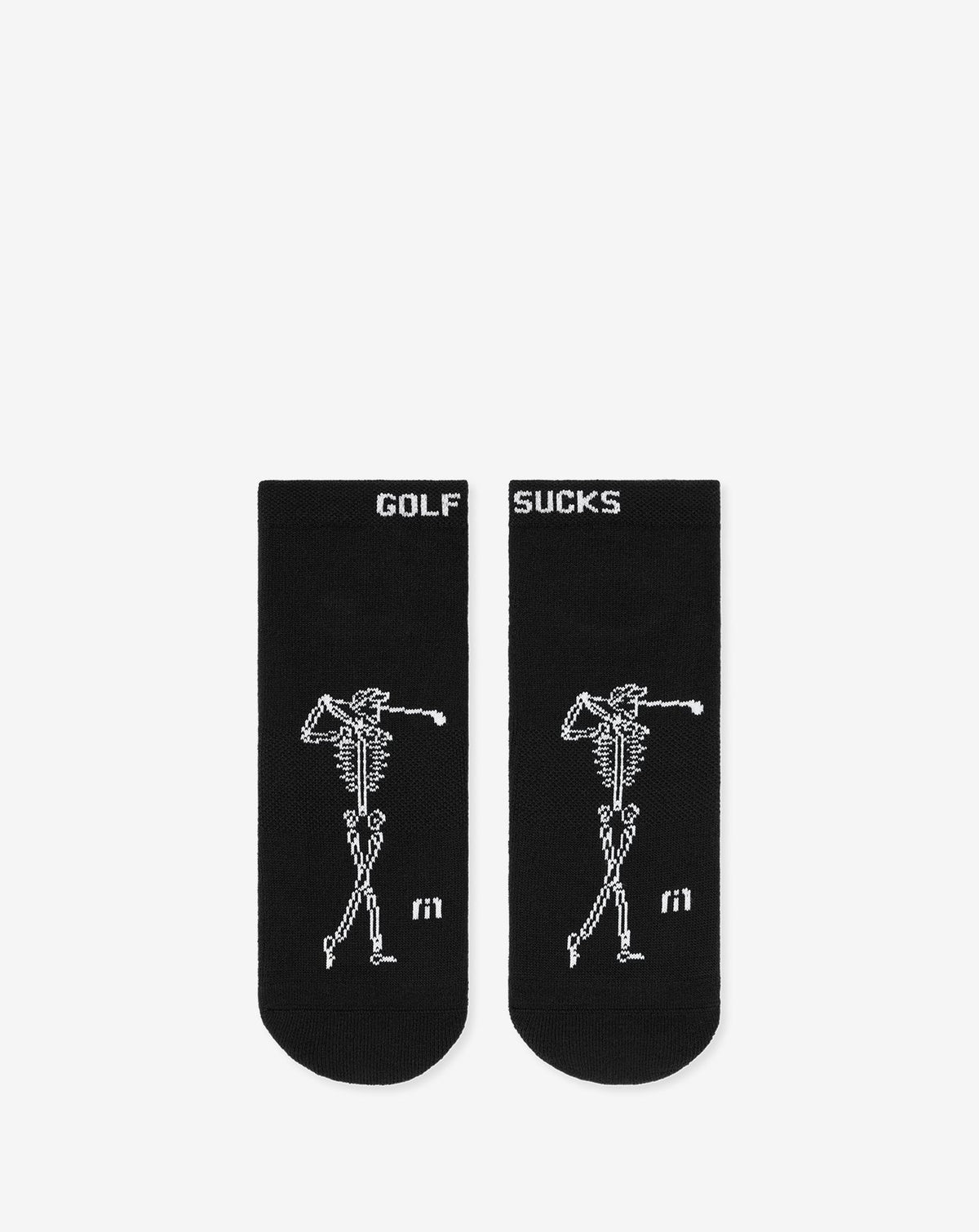 Golf Sucks Ankle Sock Black | Travis Mathew