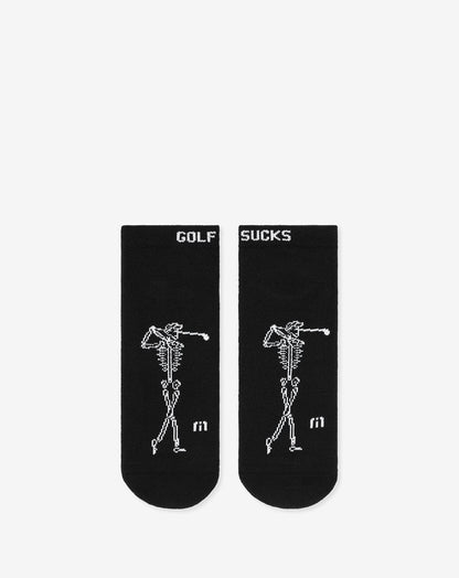 Golf Sucks Ankle Sock Black | Travis Mathew