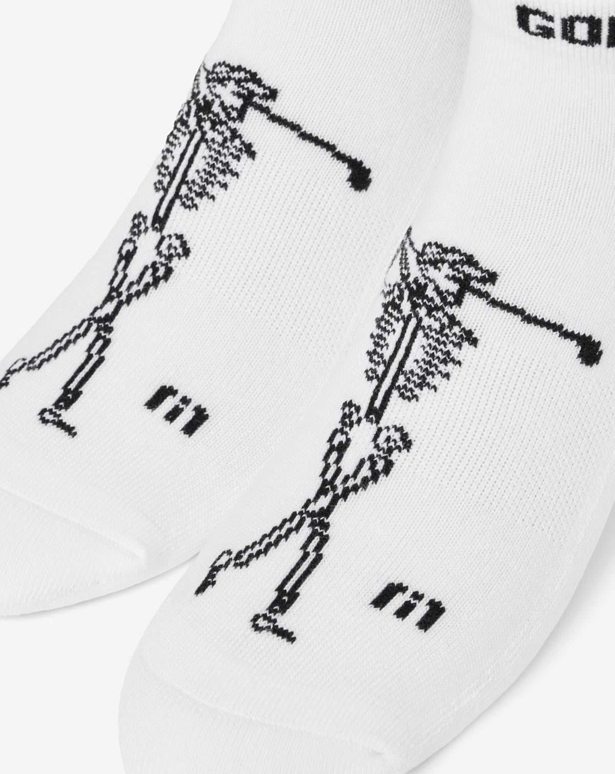 Golf Sucks Ankle Sock White | Travis Mathew