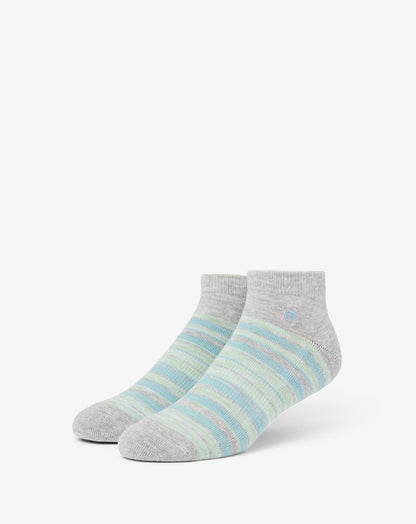 River Picnic Ankle Sock Heather Light Grey | Travis Mathew