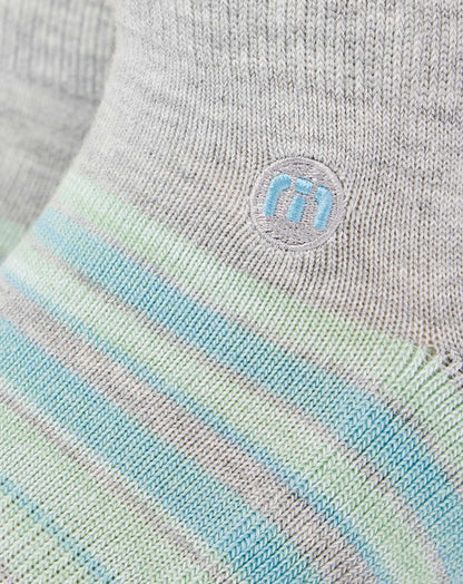 River Picnic Ankle Sock Heather Light Grey | Travis Mathew
