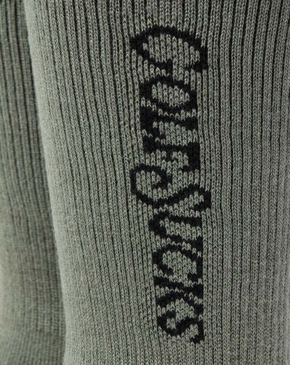 Golf Sucks Crew Sock Dark Olive | Travis Mathew