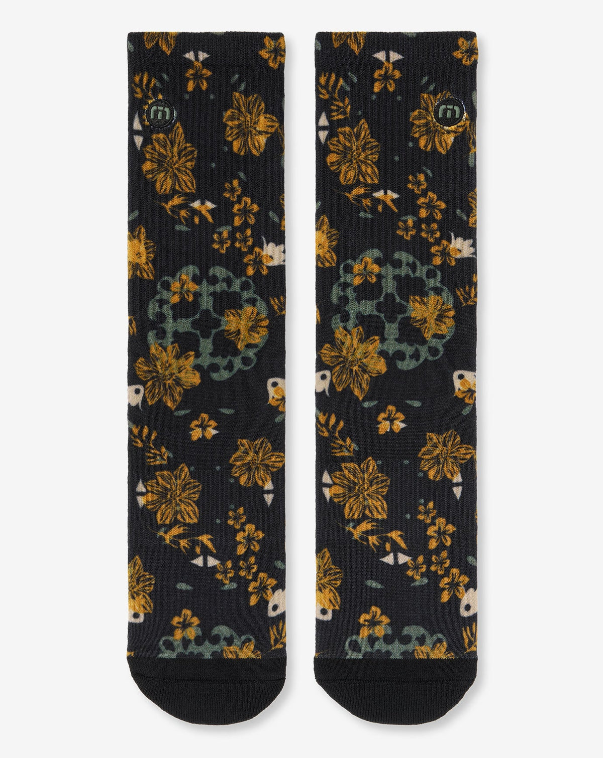 Tapas Bar Crew Sock Black | Travis Mathew