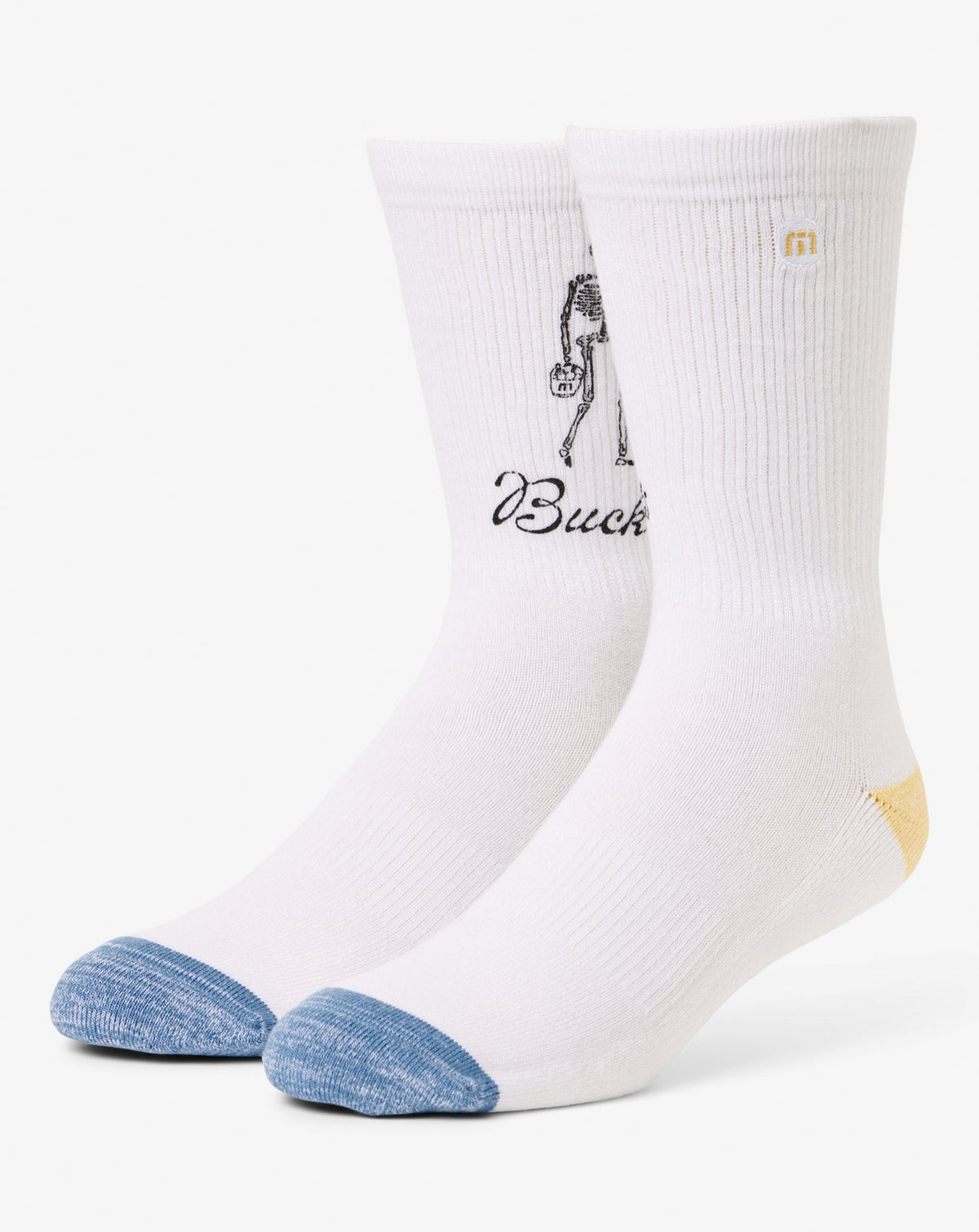 Lost Buckets Crew Sock White | Travis Mathew