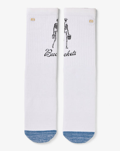 Lost Buckets Crew Sock White | Travis Mathew