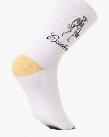 Lost Buckets Crew Sock White | Travis Mathew