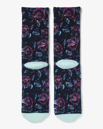 Flourish Crew Sock Mood Indigo | Travis Mathew
