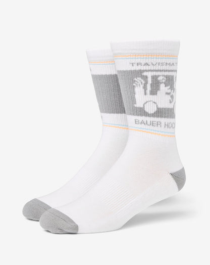 No Goalie Crew Sock White | Travis Mathew