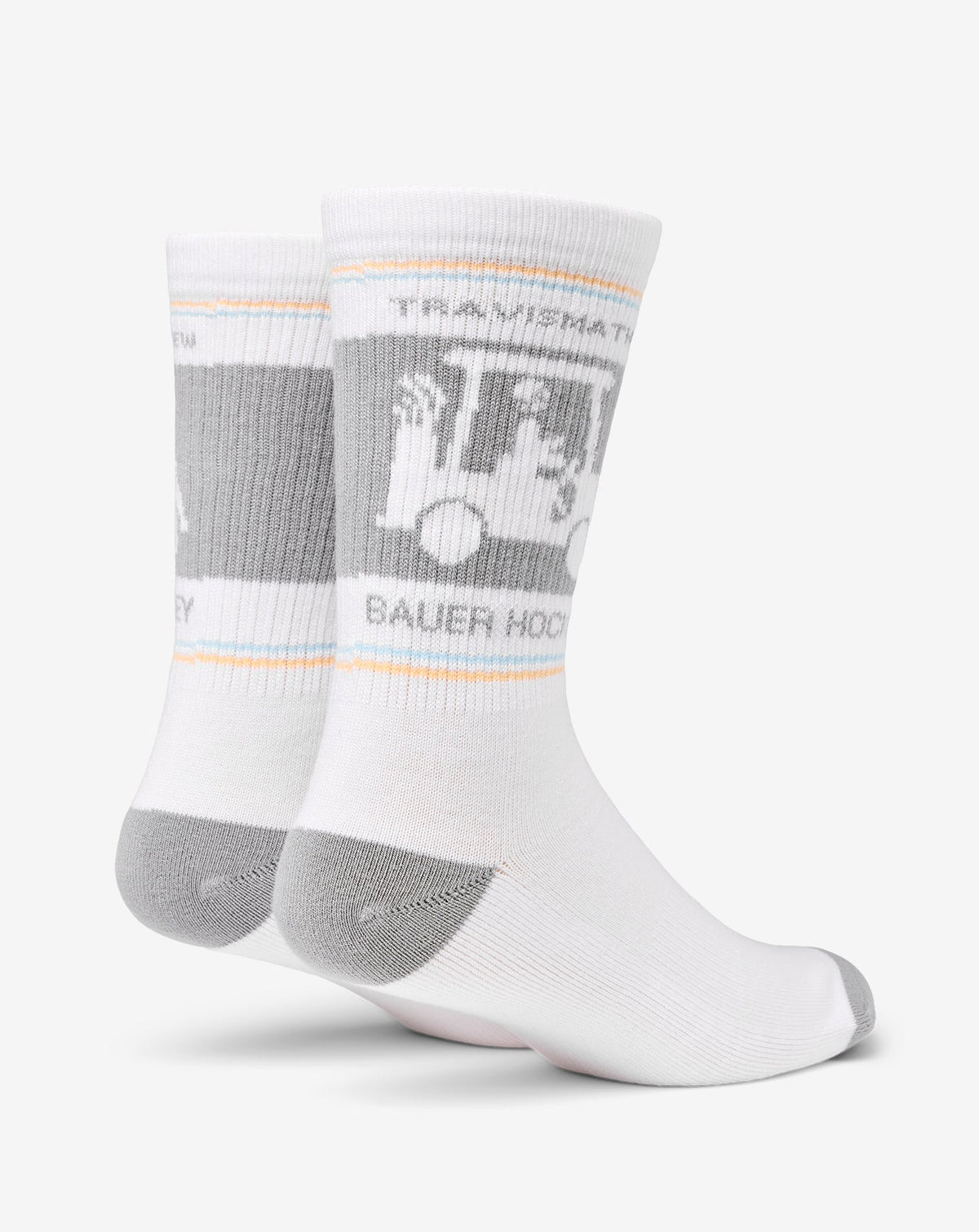 No Goalie Crew Sock White | Travis Mathew
