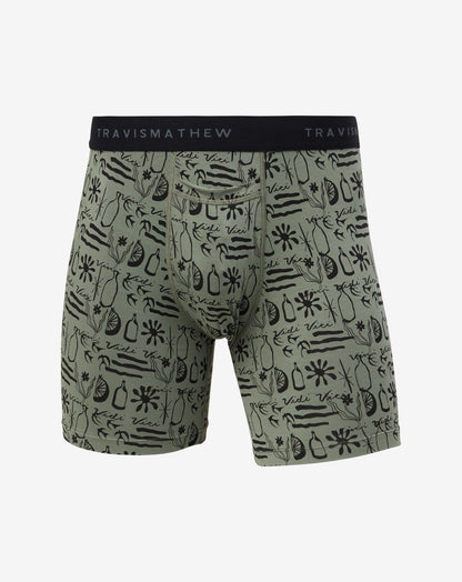 Cabana Boxer Dark Olive | Travis Mathew