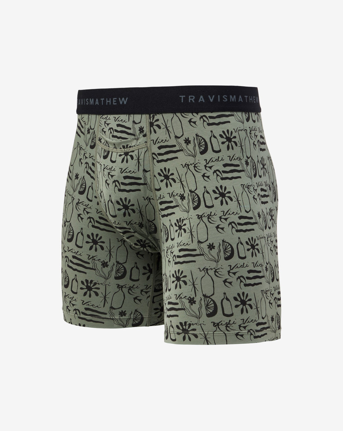 Cabana Boxer Dark Olive | Travis Mathew