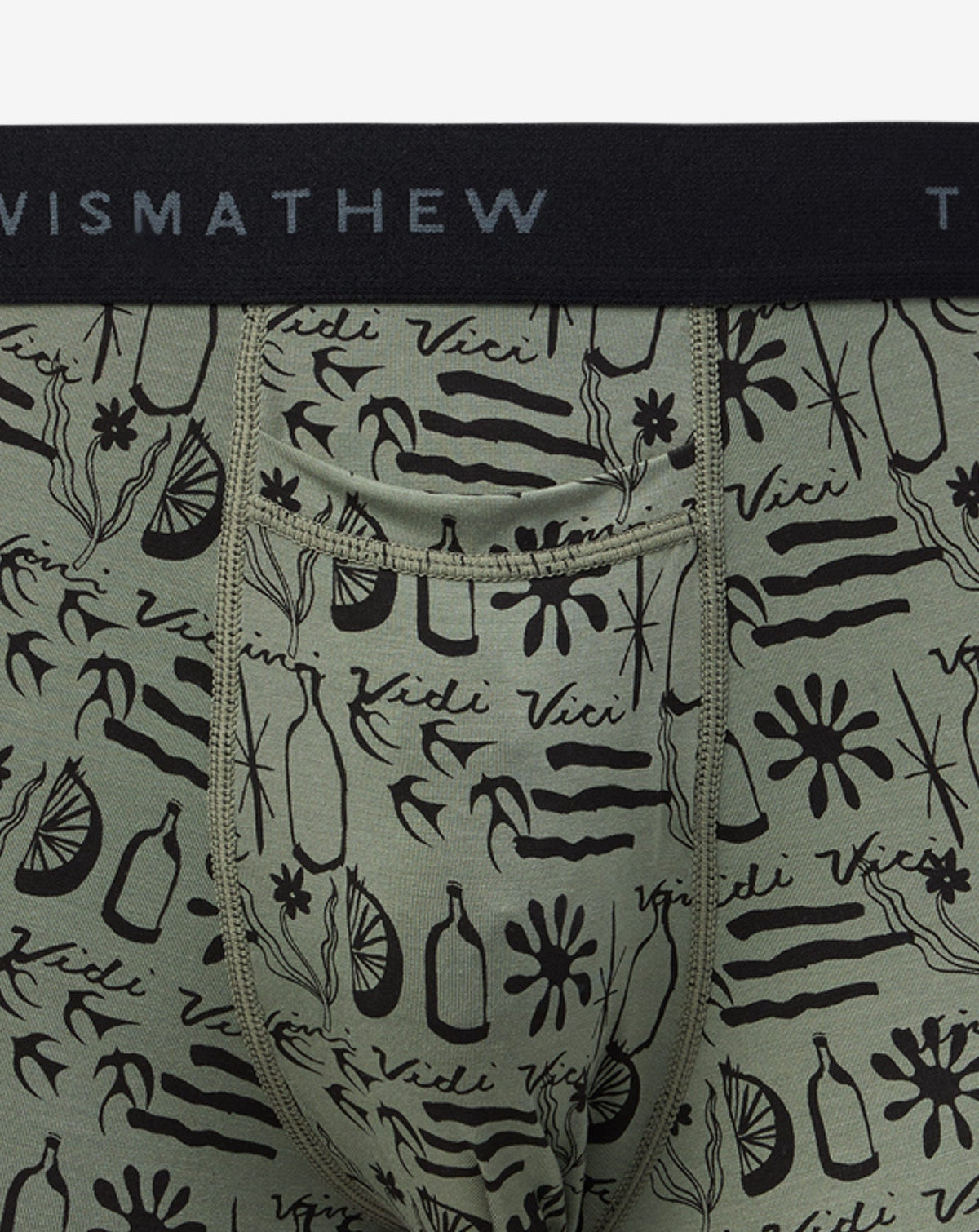 Cabana Boxer Dark Olive | Travis Mathew