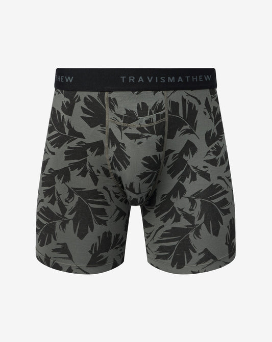 Jungle Bird Boxer Dark Olive | Travis Mathew