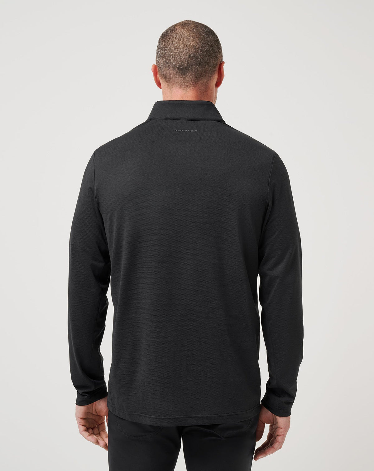 Heater Pro Quarter Zip Black | Travis Mathew