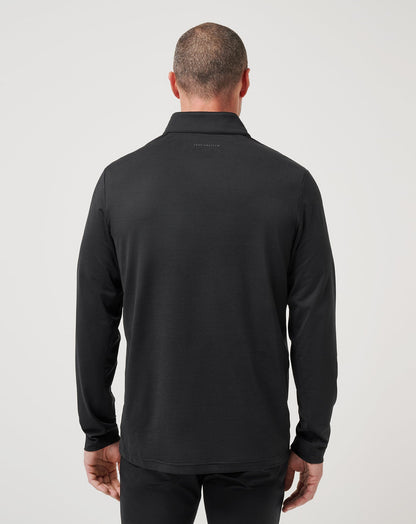Heater Pro Quarter Zip Black | Travis Mathew
