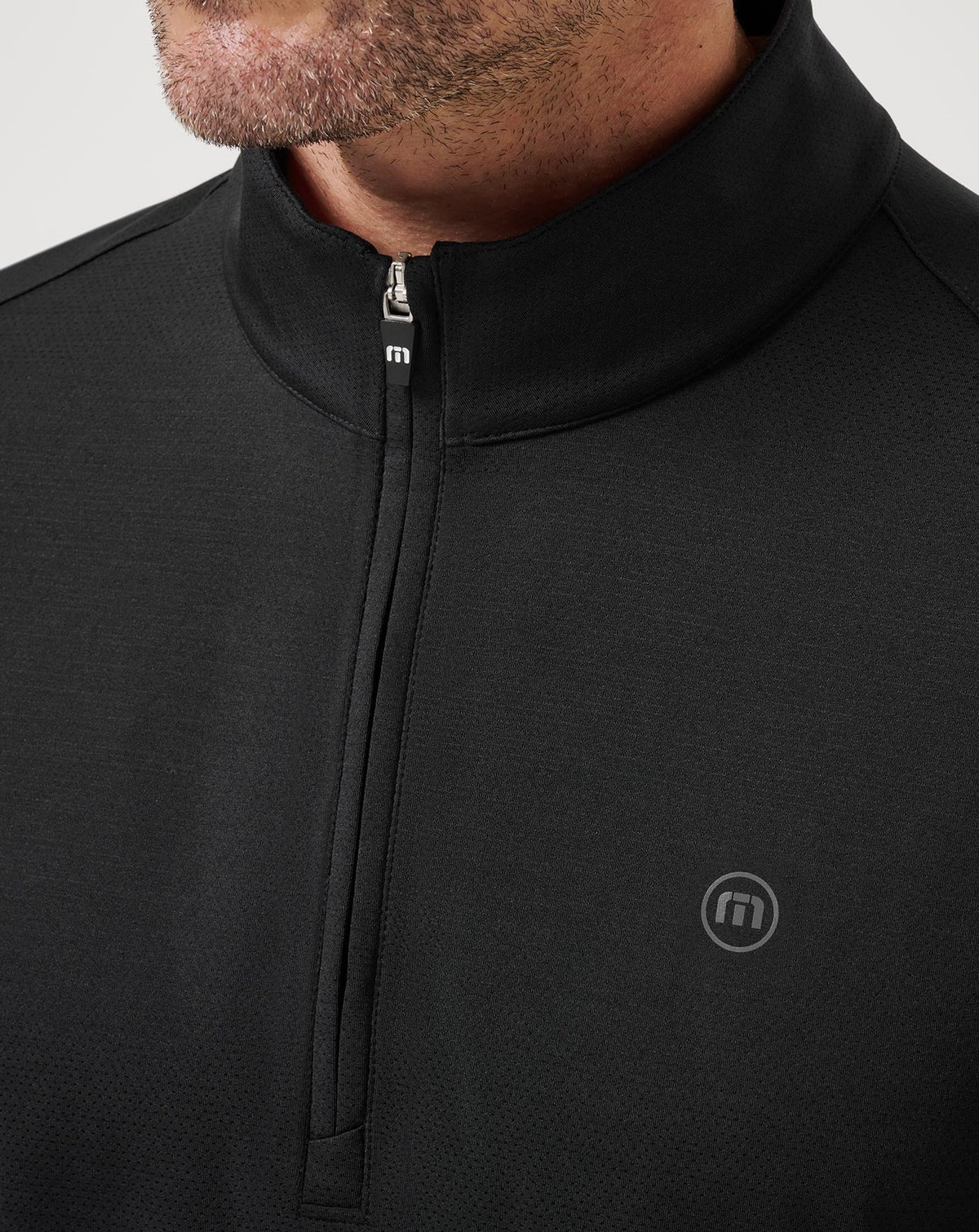 Heater Pro Quarter Zip Black | Travis Mathew
