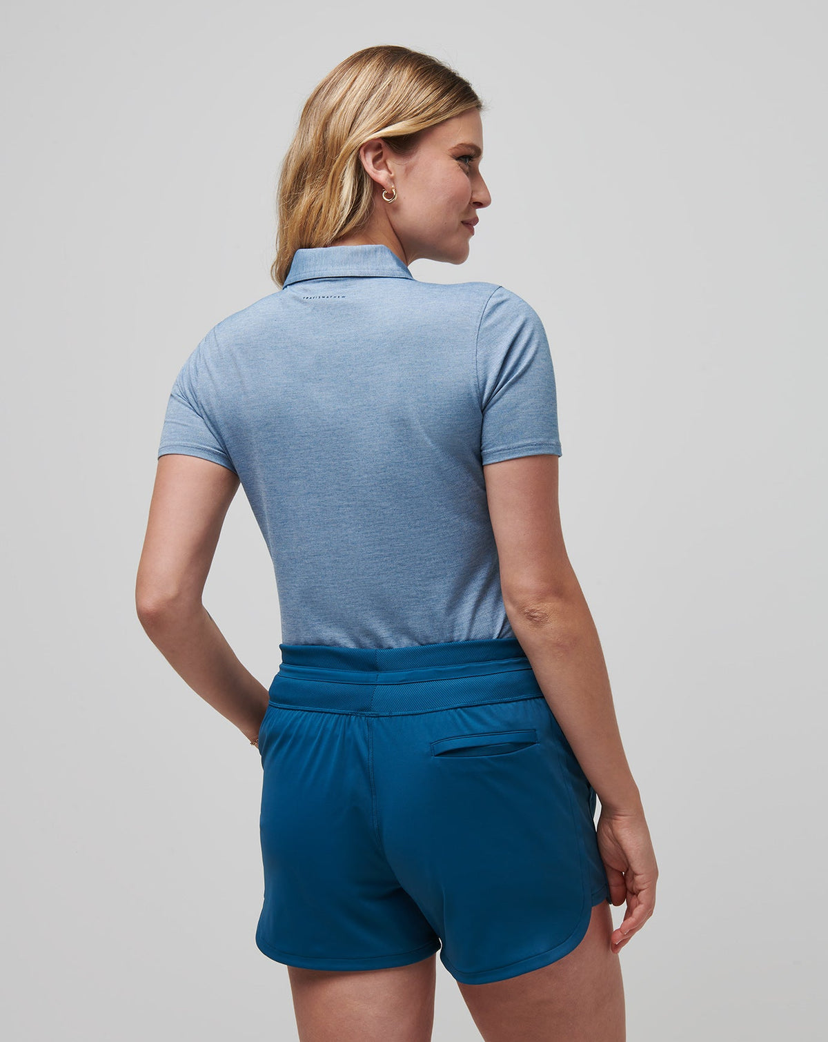 Featherweight Active Polo Heather Midnight | Travis Mathew