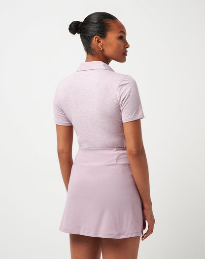 Featherweight Active Polo Heather Mauve Shadow | Travis Mathew