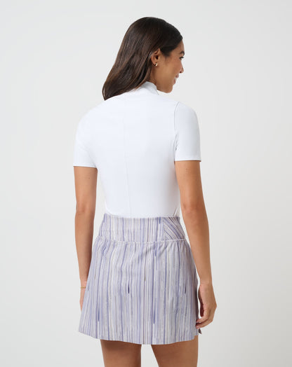 Sunfire Zip Polo White | Travis Mathew
