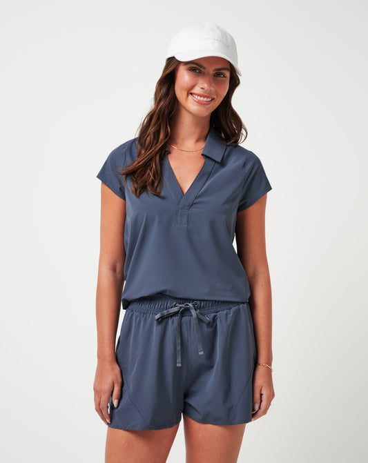 Shifting Sands Polo Ombre Blue | Travis Mathew