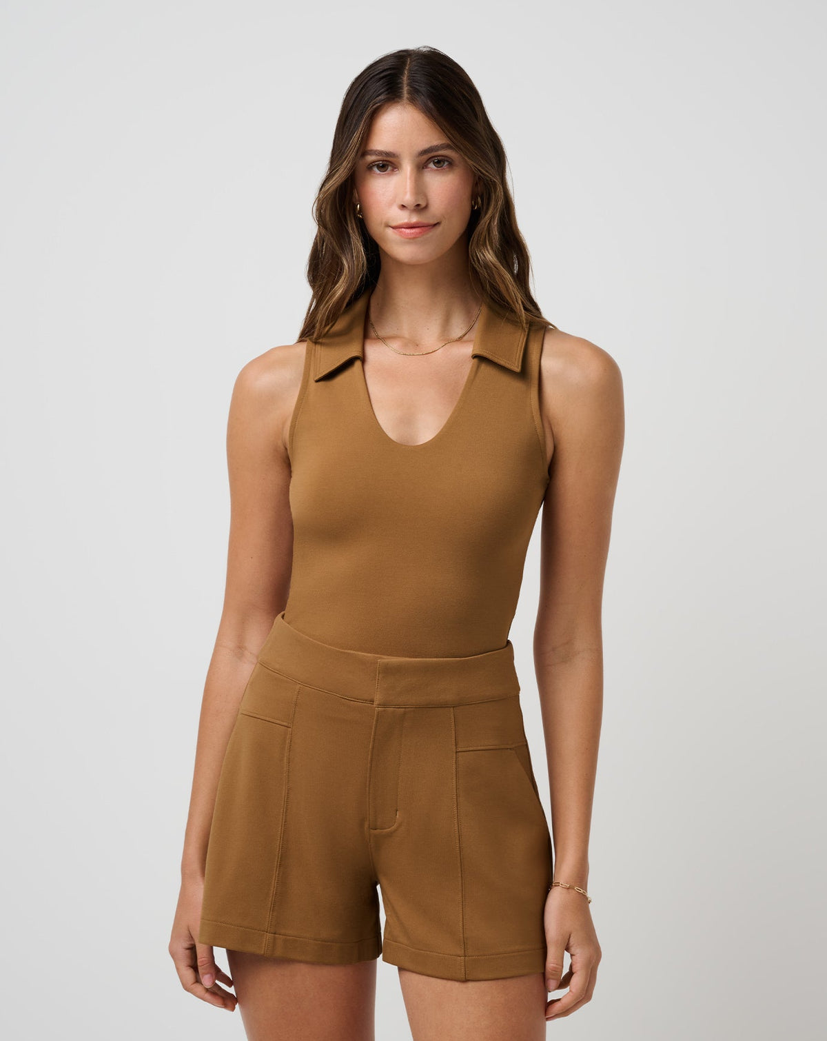 Friday Ponte Polo Chestnut | Travis Mathew