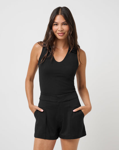 Friday Ponte Polo Black | Travis Mathew