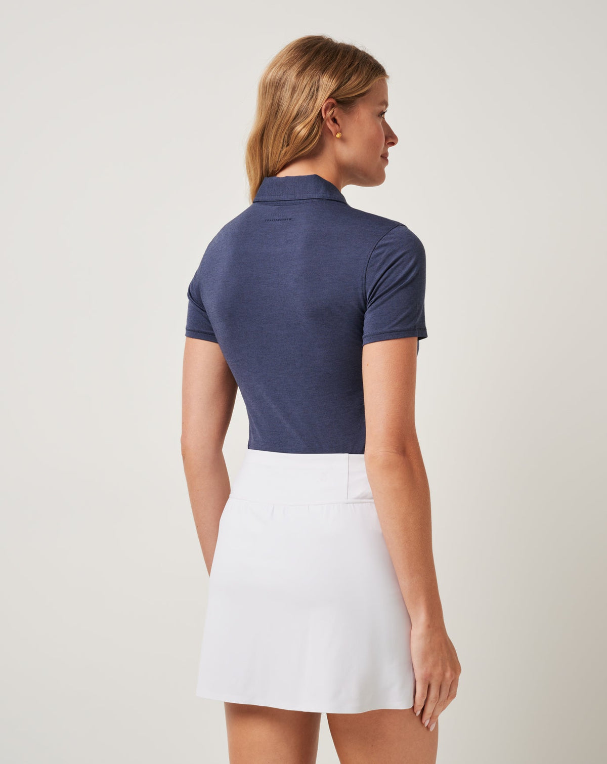 Featherweight Active Polo Heather Navy Blazer | Travis Mathew