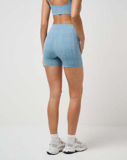 Moveknit Bonded Short Smoke Blue Multi | Travis Mathew
