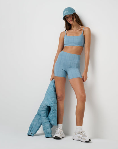 Moveknit Bonded Short Smoke Blue Multi | Travis Mathew