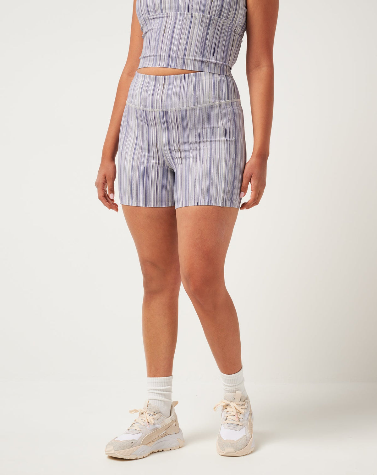 Moveknit Bonded Short Indigo Multi | Travis Mathew