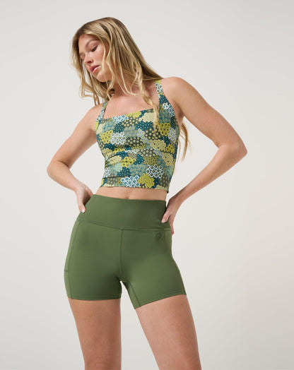 Ablaze Bonded Short Bronze Green | Travis Mathew