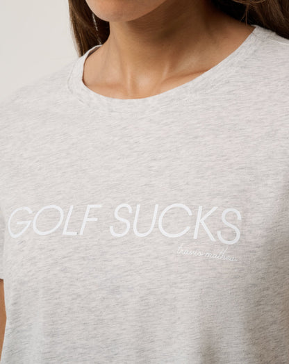 Ten For Ten Graphic Tee Heather Light Grey | Travis Mathew